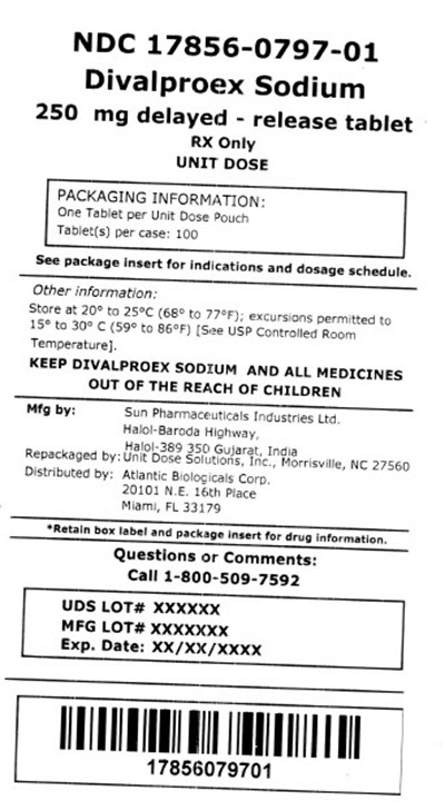 Divalproex  250 mg label - 17856 0797 01 label